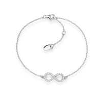 Bracciale Amen Donna COCCOLE LUXURY in Argento Zircone BRIBBZ3 - BRIBBZ3